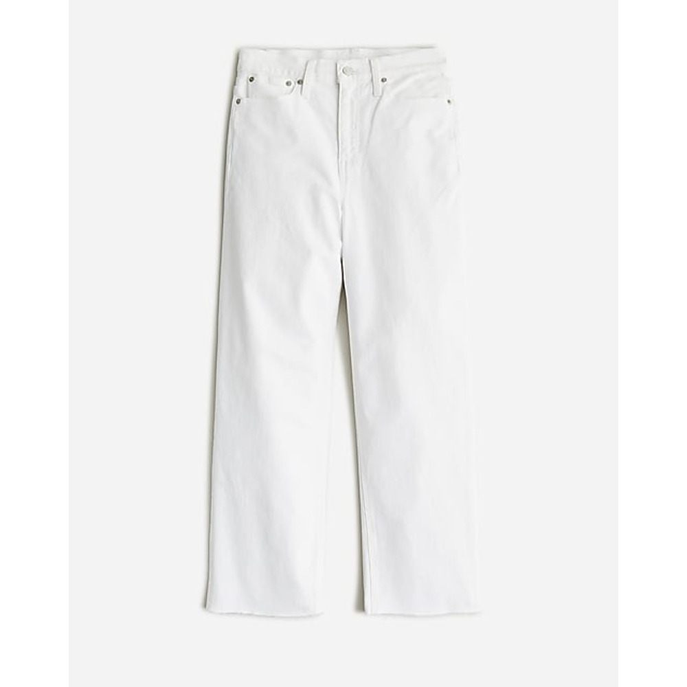 J.Crew Petite Slim Wide Leg Denim White Wash Casual Denim P30 NWT